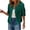 Green L, variant on Lady Coat Glittering Sequin Round Neck Zipper Closure Long Sleeves Cardigan Short Type Loose Club Performance Stage Party Jacket