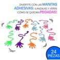 thumbnail image 2 of Manitas Pegajosas Amazaque Juguetes Divertidos Elásticas y Viscosas se Pegan en Superficies verde Unitalla Kit con 24 piezas, 2 of 5