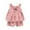Pink, variant on Bovxnpu Summer Boys Girls 2 Piece Outfits, Toddler Girls Clothing Sets, Boys' Casual Short Sleeve Round Neck Collar Botton Printed Short Pants Sets 3 Years