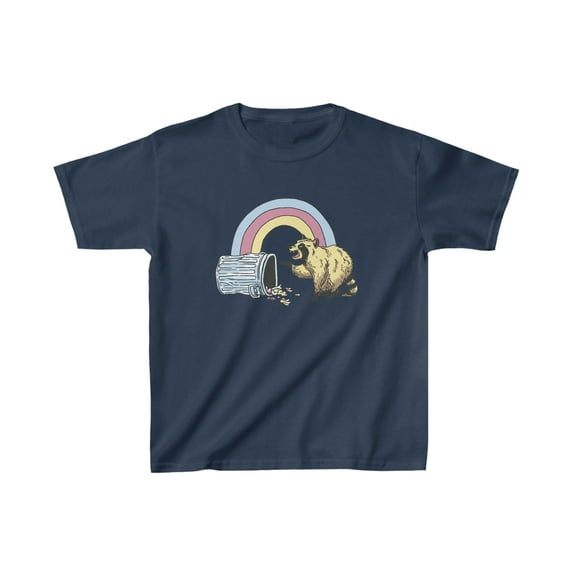 Rainbow Raccoon Trash Can Cute Raccoon