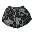 thumbnail image 2 of Nike Women's Tempo Dri-FIT Black Logo Printed Running Shorts (DQ6366-010) (Small), 2 of 3
