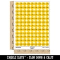 thumbnail image 2 of Trombone Music Instrument Silhouette 200+ Round Stickers - Yellow - Matte Finish - 0.50" Size, 2 of 3