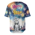 thumbnail image 2 of Happy New Year with British Shorthair Fireworks Holiday Xmas Winter 2025 All Over Print 3D Baseball Shirt Cat Lover Kitten Owner Gifts Softball Sport - 00025, 2 of 6