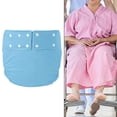 thumbnail image 3 of Unatoiry Adult Cloth Diapers Adult Nappy Reusable Incontinence Leakfree Against Light blue 72-92cm 1Set, 3 of 6