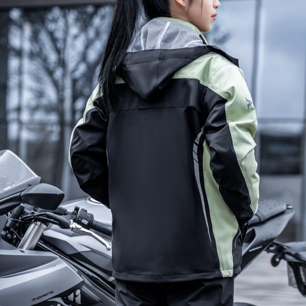 Cubiertas De Lluvia Chubasquero SULAITE para ciclismo, 4 tamaños, chubasquero dividido para exteriores para motocicleta para hombres y mujeres