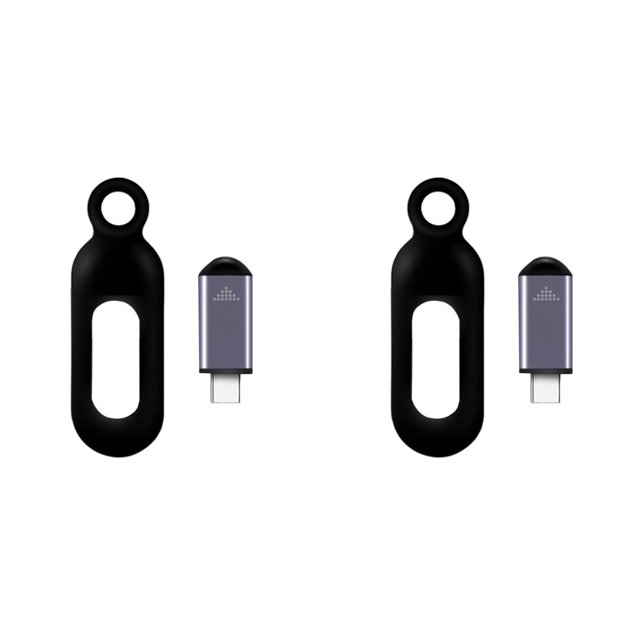 2X Transmisor IR Inalámbrico para Teléfono Inteligente Control Remoto IR Blasters para Android Tipo C para Aire Acondicionado TV