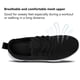 thumbnail image 4 of Zapatillas de tenis ligeras WYGRQBN para mujer, negras, 4 of 7