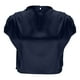 thumbnail image 4 of Mujeres Manga Corta Tops Casual Botón Sólido Cremallera Plegado Blusa Superior Poliéster, Manga Corta Señoras Moda para el Verano Y la Primavera, 4 of 7