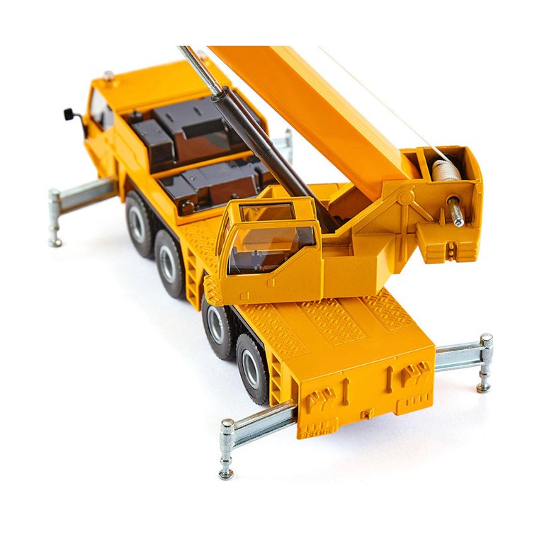 1/55 Yellow Mobile Crane Truck by SIKU 2110 - Walmart.com