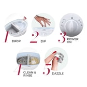 Connoisseurs LaSonic SafeWave Sonic Jewelry Cleaner Machine with Dazzle Drops Cleaner Concentrate