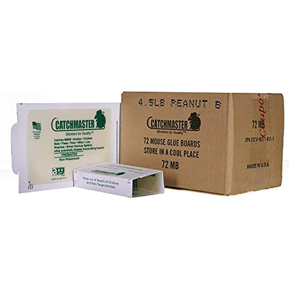 AP&G Indoor Mouse Peanut Butter Scented Glue Board