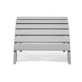 thumbnail image 1 of Repose-pieds extérieur Backyard Lifestyles – Polycarbonate, gris pâle – Résistant aux intempéries et protégé contre les UV, 1 of 4