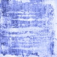 thumbnail image 1 of Ahgly Company Machine Washable Indoor Square Oriental Blue Industrial Area Rugs, 5' Square, 1 of 4