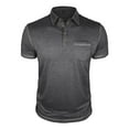 thumbnail image 4 of purcolt Mens Golf Shirts Button Collared Short Sleeve Chest Pocket Causal Athletic Tops, Sizes S-2XL, 4 of 7