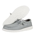 thumbnail image 3 of Zapatos HEYDUDE Wally Canvas Wide Gris Claro para Hombre Talla M10, 3 of 7