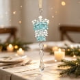 thumbnail image 6 of DefiDgd Christmas Crystal Style Blue Gradient Acrylic Pinecone Hanging Ornament for Christmas Tree Mantel Window Door Wall Holiday Party Home Decor, 6 of 6