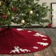 thumbnail image 5 of Falda de árbol de punto 3d de 48 pulgadas, cuello de árbol de punto grueso para decoraciones navideñas rústicas campestres, 5 of 5