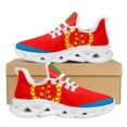thumbnail image 1 of Zapatos planos con estampado de la bandera del Congo, zapatillas de deporte personalizadas con suela suave para viajes al aire libre, zapatillas antideslizantes de diseñador para mujer, 1 of 6