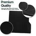 thumbnail image 4 of Zone Tech All-Weather Universal Rubber Trunk Cargo Liner Car Floor Mat, Black, 4 of 6