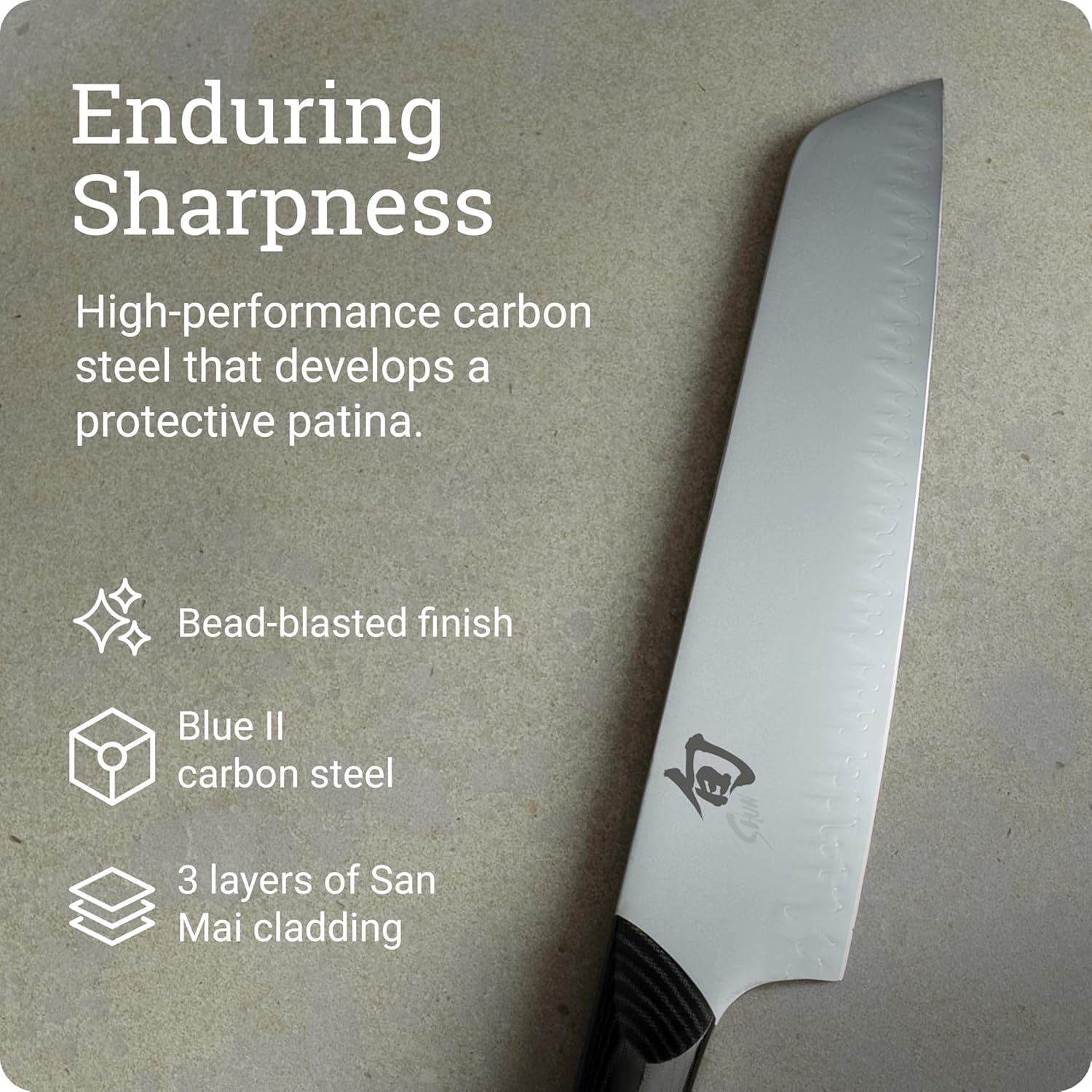 Shun Narukami 6.5" Master Utility Knife, Handcrafted Japanese Knife, Blue II Carbon Steel Core & San Mai Stainless Steel Cladding, Micarta Handle, Precision & Sharpness for Professional and Home Chef