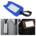 thumbnail image 5 of Unique Bargains 1 Pc NO Pattern Luggage Tag for Travelling Blue, 5 of 5