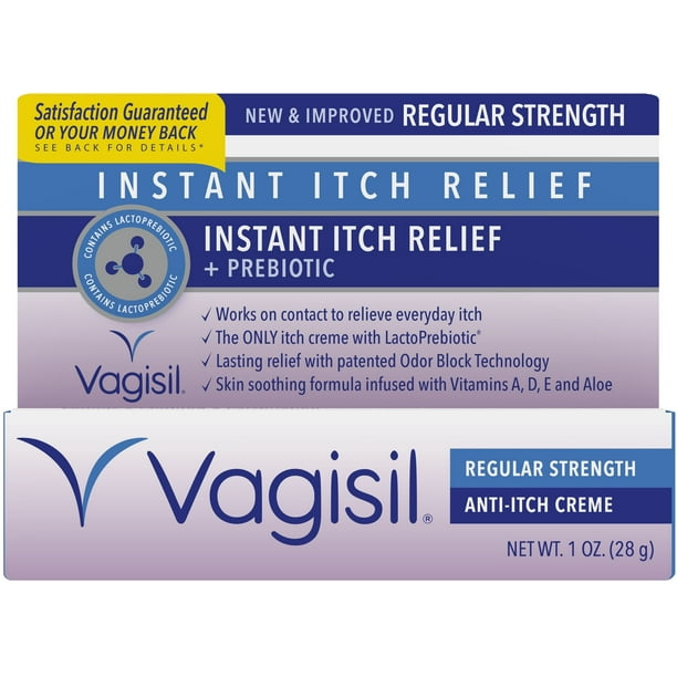 Vagisil AntiItch Creme, Regular Strength 1 oz (Pack of 2) Walmart