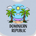 thumbnail image 4 of Inktastic Summer Vacatoion in the Dominican Republic Boys or Girls Baby Bib, 4 of 4