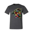 thumbnail image 3 of Dean Russo The Only Person Dog Lover Men's Graphic T-Shirt, Heather Black, Small, 3 of 6
