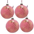 thumbnail image 2 of Home Decor Accessories D4.7" Christmas Ball Ornaments, Glass Decorative Hanging Ball Christmas Tree Ornaments for Holiday Party Decorations, Set of 4,Household Decor Items, 2 of 9