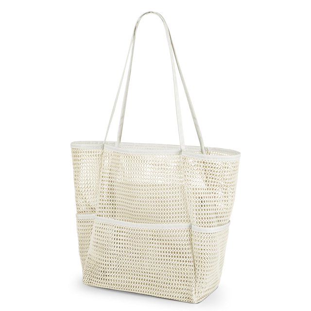Bolsa de Malla Iioscre para Playa para Mujer, Grande Estilo Hobo Casual