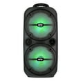 thumbnail image 6 of QFX Portable Bluetooth True Wireless Speaker with LEDs, Microphone, and Stand, Black, PBX-8008SM, 2 Count, PBX-8008, 6 of 8