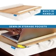 thumbnail image 5 of LapGear Portable Laptop Lap Desk, Fits up to 15.6" Laptop, White Oak Woodgrain, 5 of 7