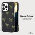 thumbnail image 4 of Funda Coach de piel granulada genuina grabada para iPhone 16 Pro, 4 of 8