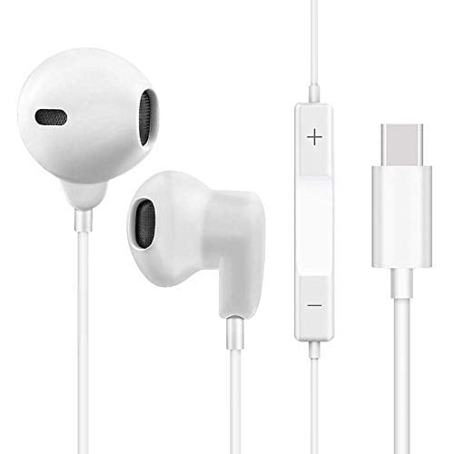 Type C Plug In-Ear Earphone Headset Headphone Mic for Huawei Xiaomi UK Stock 