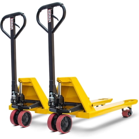 HPDMC Pallet Jack Truck 4,400 LBS Capacity, 48'' L x 21'' W Forks Manual Pallet Jack Truck, 2Pcs