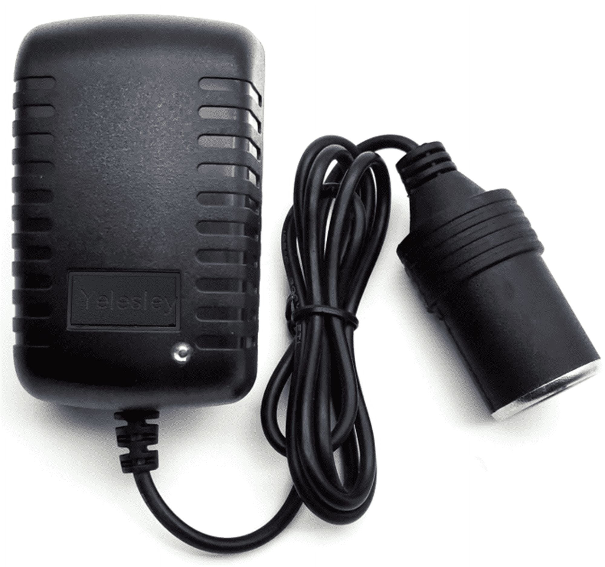 Lesleyye AC to DC Converter 12V 2A 24W Car Cigarette Lighter Socket 110-240V to 12V AC/DC Power Adapter