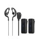 thumbnail image 1 of 2Pcs Mini Walkie Talkie 400-470MHz 2-Way Radio 3W Transceiver Earpiece Headset Earmuff USB Powered-Good, 1 of 5