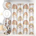 thumbnail image 3 of 72x72 Inches Boho Cartoon Rainbow Kids Shower Curtain Mid Century Abstract Clould Modern Minimalist Fabric Shower Curtains for Childen Bathroom Decor Set Waterproof with Hooks, 3 of 5
