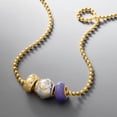 thumbnail image 6 of Ross-Simons 0.20 ct. t.w. Scattered Lab-Grown Diamond Bead Charm in 18kt Gold Over Sterling, Women's, Adult, 6 of 7