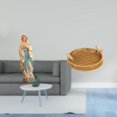 thumbnail image 2 of Estatua de María, Figura Religiosa, Colección de Resina, Cesta de Almacenamiento de Cocina Tejida con Asas, Hecha a Mano, Adecuada para, 2 of 8