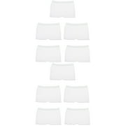 M'LIS Disposable Underwear Portable Women Briefs Postpartum Panties Maternity Lady Panty Mesh Women's Spandex White 10 Pcs