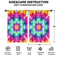 thumbnail image 2 of Blackout Kids Curtains,Colorful Rainbow Tie Dye Spiral Pattern Childrens Insulated Curtains Set Of 2,Bedroom Essentials,Toddler Room Decor 42"x63", 2 of 5