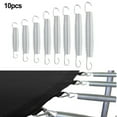 thumbnail image 3 of 10 Pcs Trampoline Springs Heavy Duty Galvanized Steel Springs Replacement Kit Pull Spring Hook Waist Drum Bow Accessories Parts, 3 of 9
