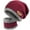 Burgundy, variant on Unisex Warm Knit Fleece Lined Hat, Scarf & Glove Set, Black, 2-Piece