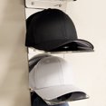 thumbnail image 3 of OnDisplay Luxe Acrylic Hat Rack Display - Wall Mounted Baseball Cap Organizer (Mirror), 3 of 7