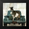 thumbnail image 2 of Sommers, Mindy 12x12 Black Modern Framed Museum Art Print Titled - Goat Vacation, 2 of 5