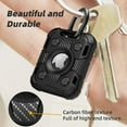 thumbnail image 3 of OFOCSE AirTag Holder Compatible with Air Tag Rugged Case with Keychain Heavy Duty Shockproof Case-Dark Green, 3 of 5