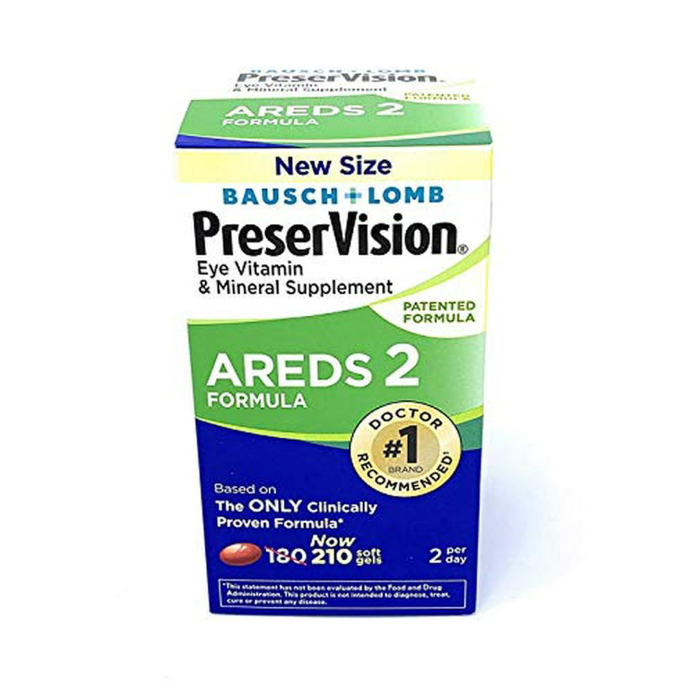 PreserVision AREDS 2 Eye Vitamin & Mineral Supplement (210 ct) with