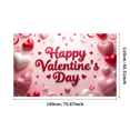 thumbnail image 3 of Valentine's Day Party Decoration Banner Heart Design Backdrop Event Photo Props Love Celebration Romance Gift Box Background, 3 of 4