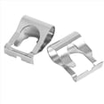 thumbnail image 5 of 4 Pcs Clips de Réparation de Pare-Brise de Voiture pour Accessoires de Réparation de Ressort Auto, 4 x Clips de Liaison de Pare-Brise, Argent, 5 of 5